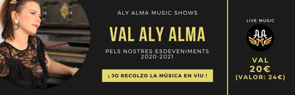 Val 20 per als nostres concerts - Aly Alma Music