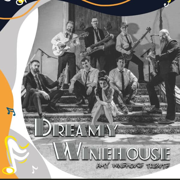 Cartel concierto Dreamy Winehouse - Amy Winehouse Tribute el 19 de agosto del 2021 en Monzón