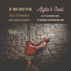 Concierto de Alyta's Soul en sala Creedence de Zaragoza en Noviembre 2022
